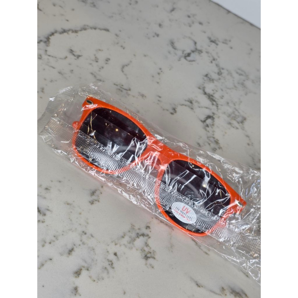 Geek Squad Orange & Black Sunglasses One Size